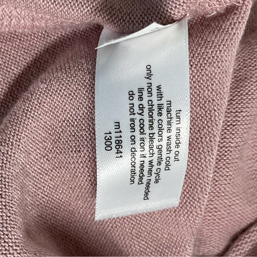 Lane Bryant Women's Plus Size Henley Long Sleeve Sweater Shirt Pink 26/28 - Picture 6 of 8